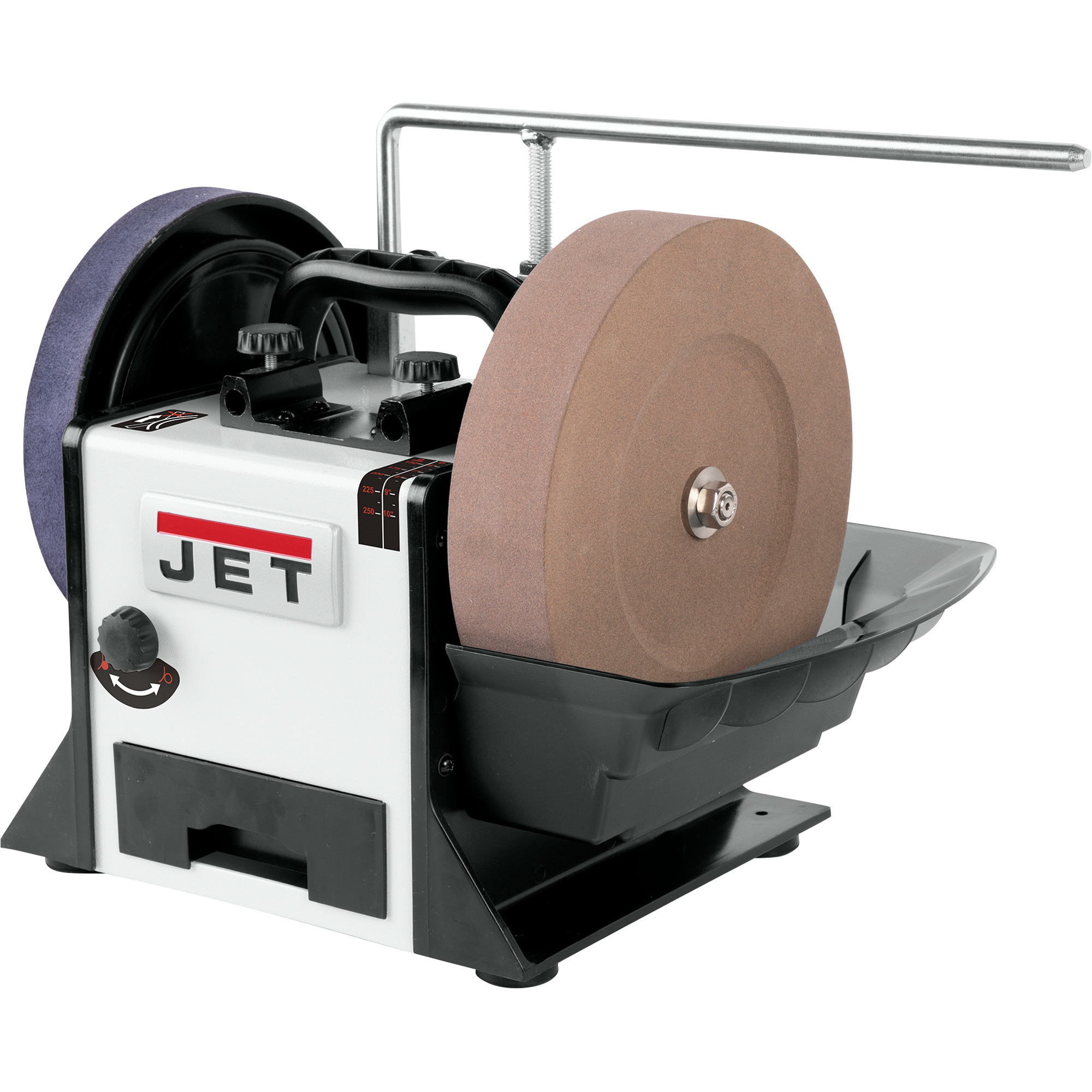 JET Benchtop Grinder Variable Speed Wet Sharpener, With Accessories, 90-150 RPM, Model# JWS-10
